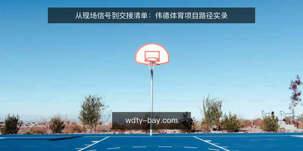 从现场信号到交接清单:伟德体育项目路径实录 — 启动前:识别现场信号 配图