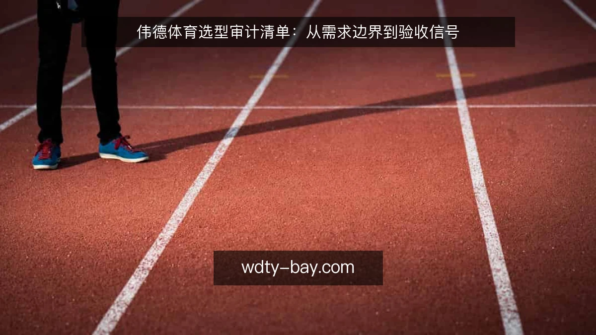 伟德体育选型审计清单:从需求边界到验收信号